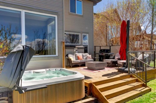 143 Cougarstone Court Sw, Calgary, AB - Outdoor With Deck Patio Veranda With Exterior