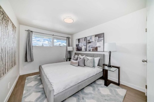 619 Merrill Drive Ne, Calgary, AB - Indoor Photo Showing Bedroom
