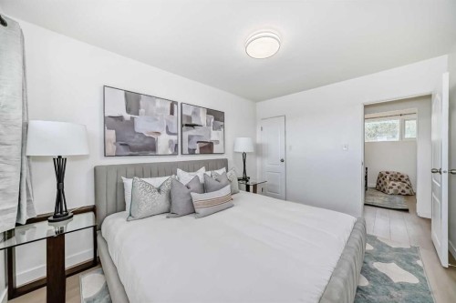 619 Merrill Drive Ne, Calgary, AB - Indoor Photo Showing Bedroom