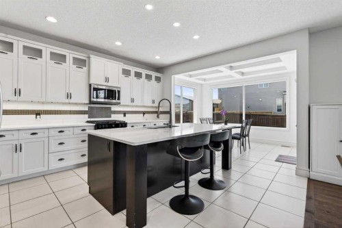 421 Auburn Bay Boulevard Se, Calgary, AB - Indoor Photo Showing Kitchen With Upgraded Kitchen