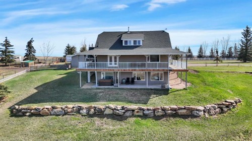 29426 Range Road 292, Rural Mountain View County, AB - Outdoor With Deck Patio Veranda