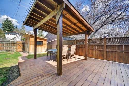 8 Slocan Road Sw, Calgary, AB - Outdoor With Deck Patio Veranda
