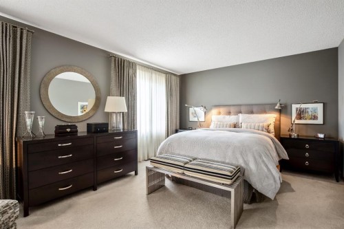 120 Bow Meadows Drive, Cochrane, AB - Indoor Photo Showing Bedroom