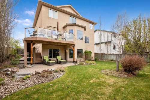 120 Bow Meadows Drive, Cochrane, AB - Outdoor With Deck Patio Veranda
