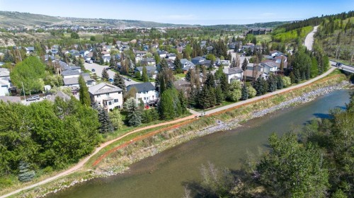120 Bow Meadows Drive, Cochrane, AB - Outdoor With Body Of Water With View