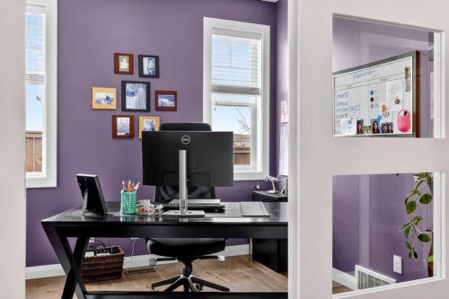 41 Westridge Road, Okotoks, AB - Indoor Photo Showing Office