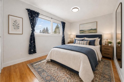 1728 Lake Bonavista Drive Se, Calgary, AB - Indoor Photo Showing Bedroom