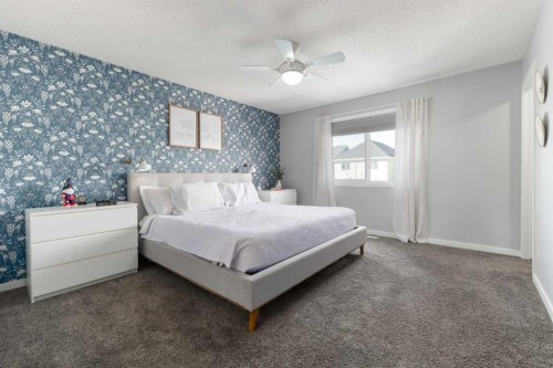 253 Auburn Meadows Boulevard Se, Calgary, AB - Indoor Photo Showing Bedroom