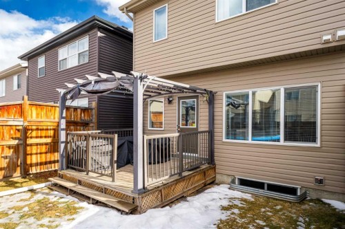 253 Auburn Meadows Boulevard Se, Calgary, AB - Outdoor With Deck Patio Veranda With Exterior
