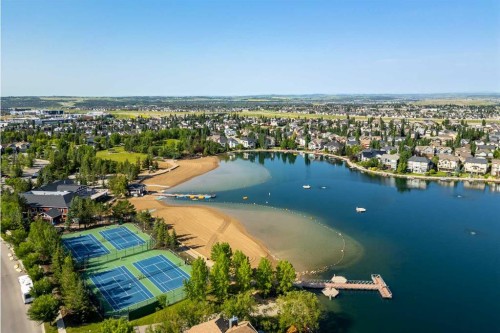 253 Auburn Meadows Boulevard Se, Calgary, AB - Outdoor With Body Of Water With View
