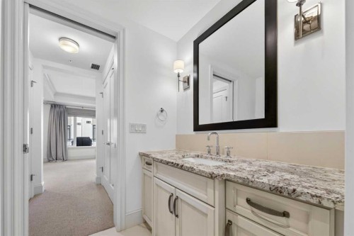 305-221 Quarry Way Se, Calgary, AB - Indoor Photo Showing Bathroom