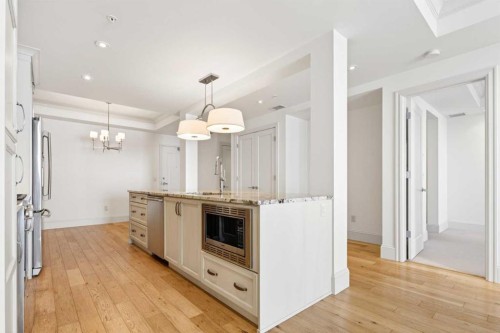 305-221 Quarry Way Se, Calgary, AB - Indoor Photo Showing Kitchen