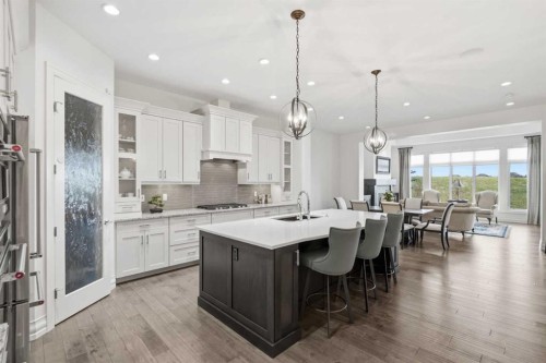117 Spring Water Close, Heritage Pointe, AB - Indoor Photo Showing Kitchen With Upgraded Kitchen