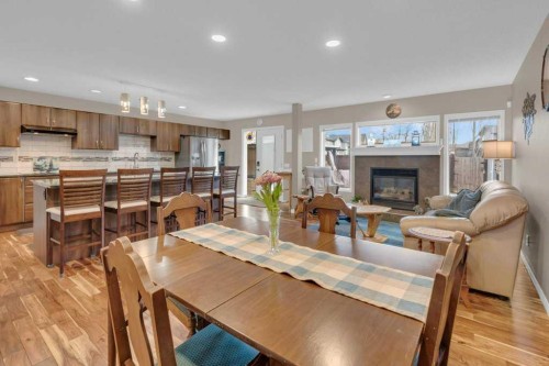 15 New Brighton Manor Se, Calgary, AB - Indoor With Fireplace