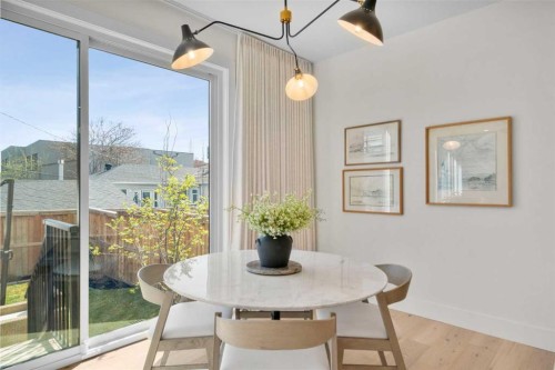 2853 14 Avenue Sw, Calgary, AB - Indoor Photo Showing Dining Room