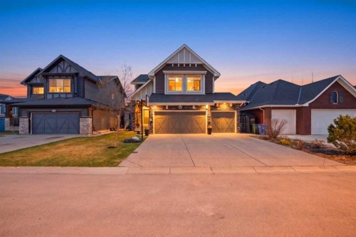 233 Aspenmere Circle, Chestermere, AB - Outdoor With Deck Patio Veranda With Facade