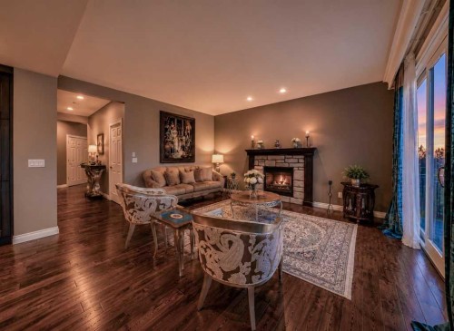 23 Aspen Summit Mount Sw, Calgary, AB - Indoor With Fireplace