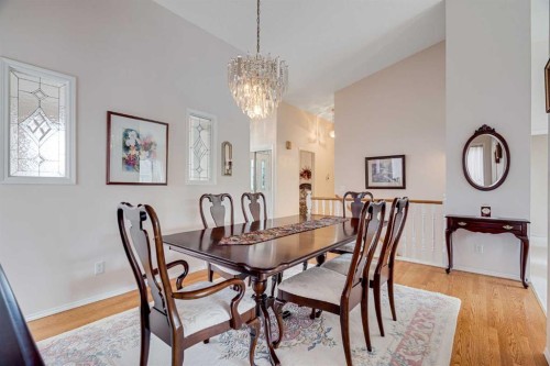 58 Evergreen Bay Sw, Calgary, AB - Indoor Photo Showing Dining Room