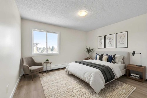 406-4455A Greenview Drive Ne, Calgary, AB - Indoor Photo Showing Bedroom