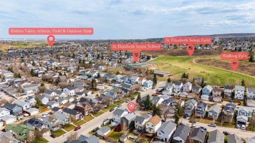 289 Hidden Spring Green Nw, Calgary, AB - Outdoor With View