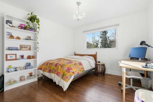 5893 Dalcastle Drive Nw, Calgary, AB - Indoor Photo Showing Bedroom