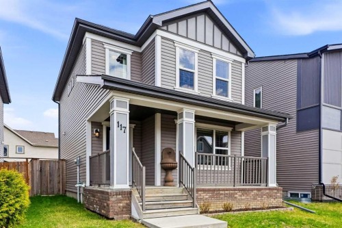 117 Copperpond Parade Se, Calgary, AB - Outdoor With Deck Patio Veranda