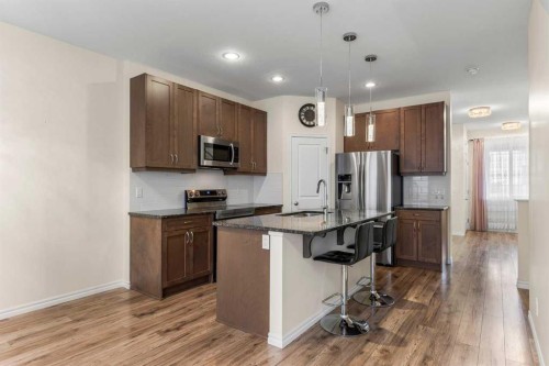 1545 Legacy Circle Se, Calgary, AB - Indoor Photo Showing Kitchen With Upgraded Kitchen