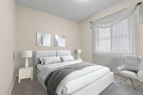 1545 Legacy Circle Se, Calgary, AB - Indoor Photo Showing Bedroom