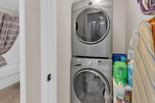 216 Sundown Road, Cochrane, AB - Indoor Photo Showing Laundry Room