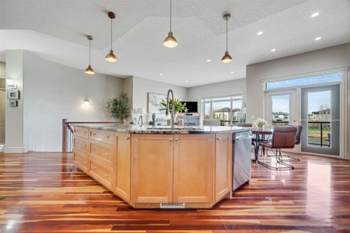 168 West Creek Landing, Chestermere, AB - Indoor Photo Showing Kitchen With Upgraded Kitchen