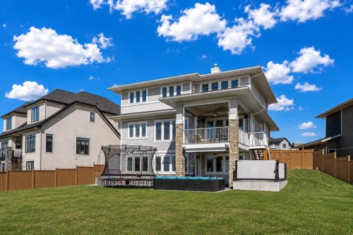 103 Brome Bend, Rural Rocky View County, AB - Outdoor With Deck Patio Veranda