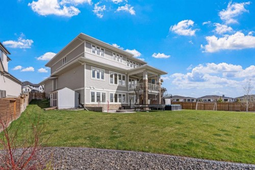 103 Brome Bend, Rural Rocky View County, AB - Outdoor With Deck Patio Veranda