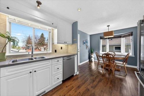 332 Whitney Crescent Se, Calgary, AB - Indoor Photo Showing Kitchen With Double Sink