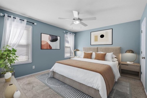 64 Isbister Close, Red Deer, AB - Indoor Photo Showing Bedroom