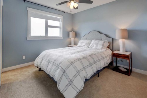 208 Covecreek Circle Ne, Calgary, AB - Indoor Photo Showing Bedroom