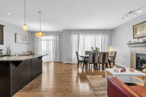 172 Sherwood Square Nw, Calgary, AB - Indoor With Fireplace