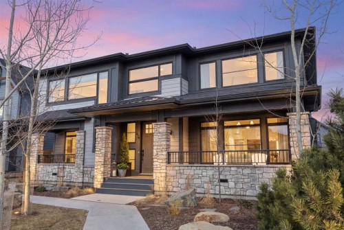 44 Alpine Common Sw, Calgary, AB - Outdoor With Deck Patio Veranda With Facade