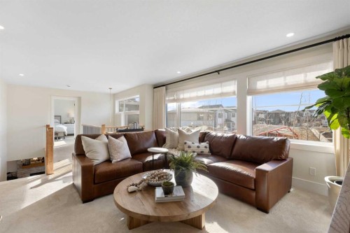 44 Alpine Common Sw, Calgary, AB - Indoor Photo Showing Living Room