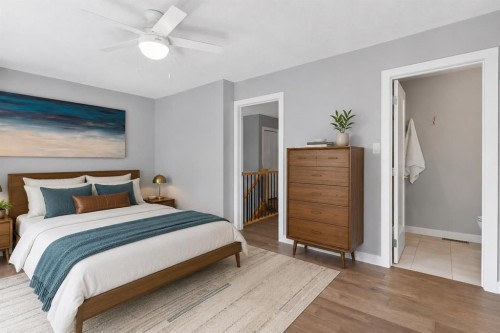 3929 Point Mckay Road Nw, Calgary, AB - Indoor Photo Showing Bedroom