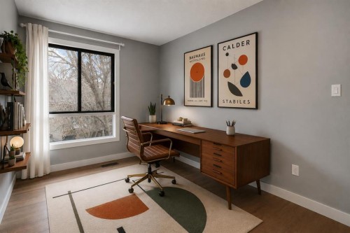 3929 Point Mckay Road Nw, Calgary, AB - Indoor Photo Showing Office