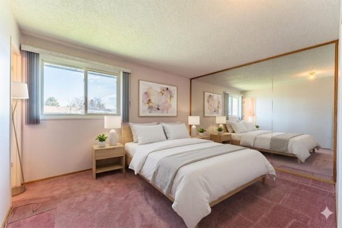 3320 Temple Road Ne, Calgary, AB - Indoor Photo Showing Bedroom