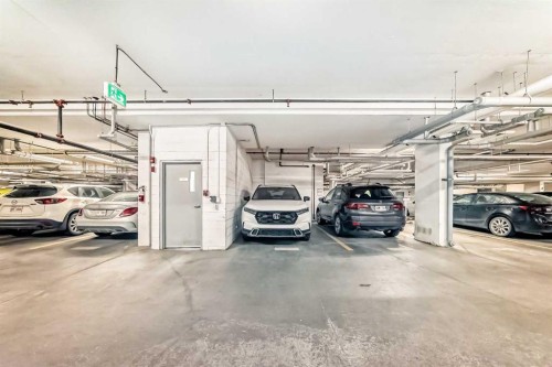 217-4350 Seton Drive Se, Calgary, AB - Indoor Photo Showing Garage