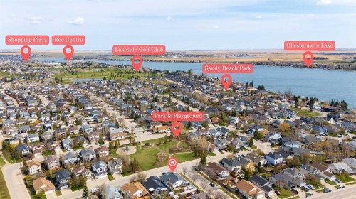 187 West Lakeview Circle, Chestermere, AB - Outdoor With Body Of Water With View