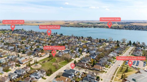 187 West Lakeview Circle, Chestermere, AB - Outdoor With Body Of Water With View