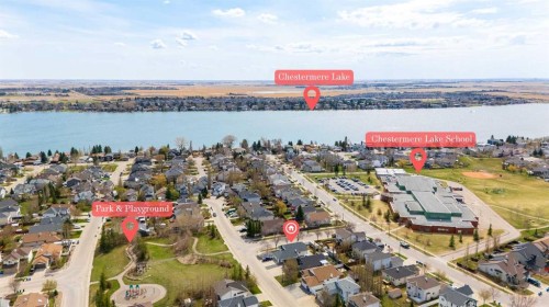 187 West Lakeview Circle, Chestermere, AB - Outdoor With Body Of Water With View