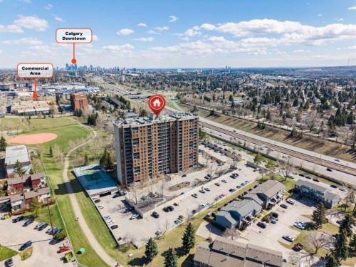 802-4944 Dalton Drive Nw, Calgary, AB - Outdoor With View