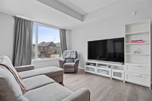 52 Saddlestone Drive Ne, Calgary, AB - Indoor Photo Showing Living Room