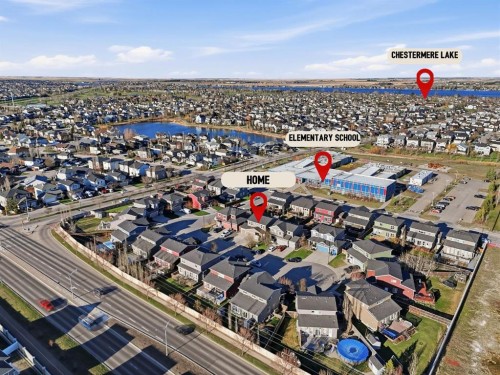 164 West Creek Green, Chestermere, AB - Outdoor With View