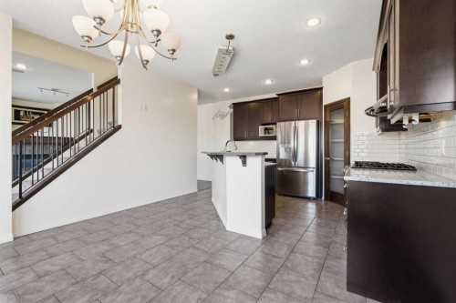164 West Creek Green, Chestermere, AB - Indoor Photo Showing Kitchen With Stainless Steel Kitchen