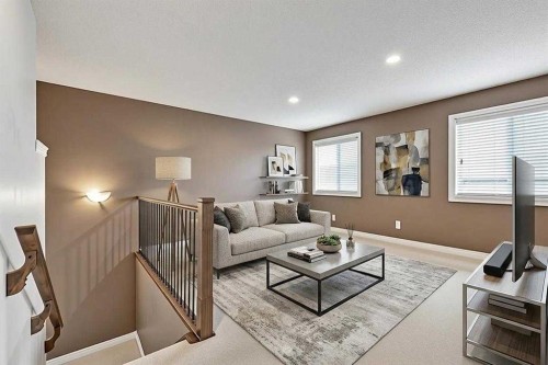 29 Kincora Hill Nw, Calgary, AB - Indoor Photo Showing Living Room